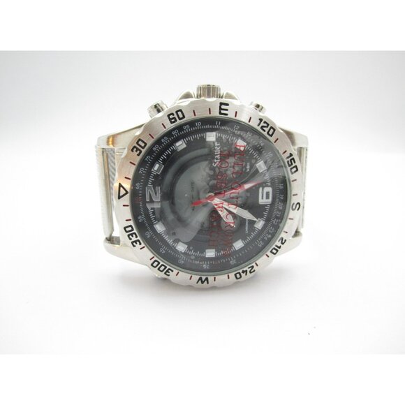 Men Stauer Digital/Analog Quartz Centurion 46mm Round Watch (H948) "New Battery" - Picture 8 of 11